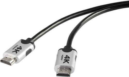 SpeaKa Professional HDMI Anschlusskabel HDMI-A Stecker, HDMI-A Stecker 2.00m Schwarz SP-6344136 Audi von SpeaKa Professional