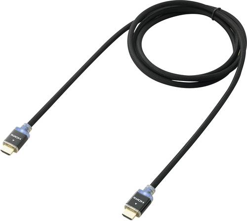 SpeaKa Professional HDMI Anschlusskabel HDMI-A Stecker, HDMI-A Stecker 2.00m Schwarz SP-7870464 Audi von SpeaKa Professional