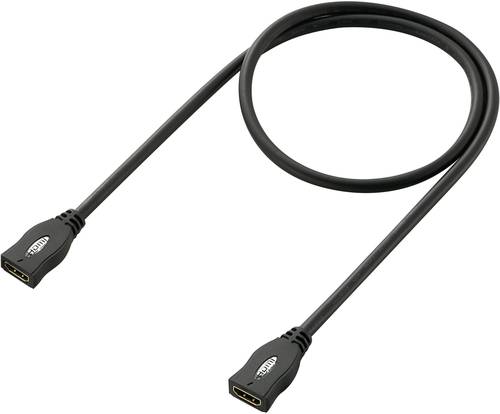 SpeaKa Professional HDMI Verlängerungskabel HDMI-A Buchse, HDMI-A Buchse 1.00m Schwarz SP-1793612 A von SpeaKa Professional