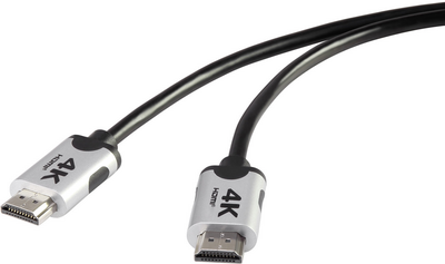 SpeaKa Professional Premium HDMI 4k/Ultra-HD Anschlusskabel [1x HDMI-Stecker - 1x HDMI-Stecker] 1.5 m Schwarz SpeaKa Professional (SP-6344132) von SpeaKa Professional