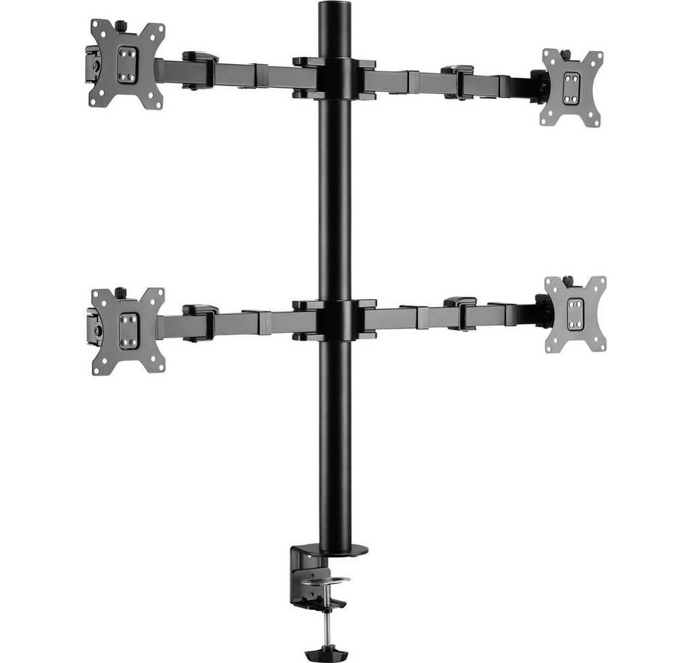 SpeaKa Professional Monitor-Halterung Quad-Monitor Halterung 43.2 cm (17″, (Neigbar) von SpeaKa Professional