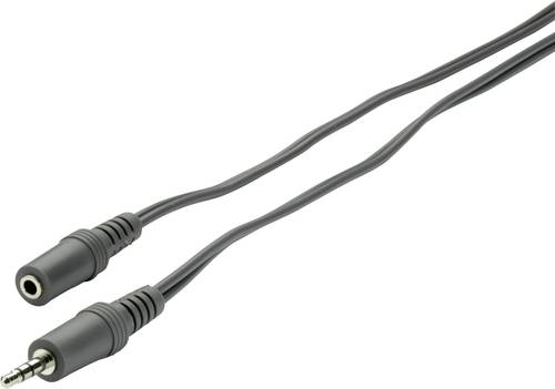 SpeaKa Professional SP-1300376 Klinke Audio Verlängerungskabel [1x Klinkenstecker 3.5mm - 1x Klinke von SpeaKa Professional