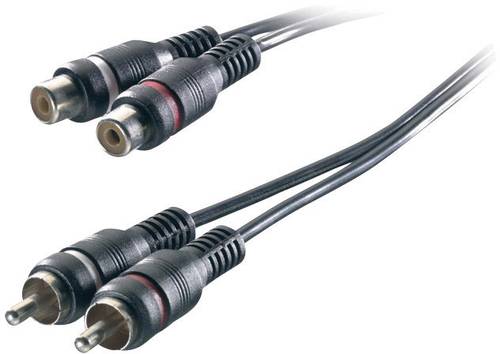 SpeaKa Professional SP-1300380 Cinch Audio Verlängerungskabel [2x Cinch-Stecker - 2x Cinch-Buchse] von SpeaKa Professional
