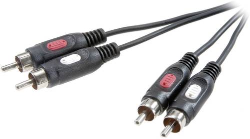 SpeaKa Professional SP-7869764 Cinch Audio Anschlusskabel [2x Cinch-Stecker - 2x Cinch-Stecker] 1.50 von SpeaKa Professional