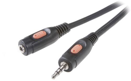 SpeaKa Professional SP-7869784 Klinke Audio Verlängerungskabel [1x Klinkenstecker 3.5mm - 1x Klinke von SpeaKa Professional