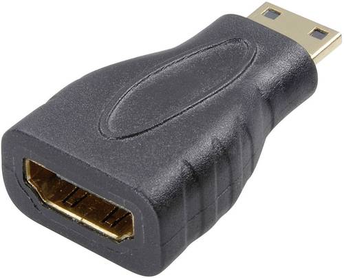 SpeaKa Professional SP-7869908 HDMI Adapter [1x HDMI-Stecker C Mini - 1x HDMI-Buchse] Schwarz vergol von SpeaKa Professional