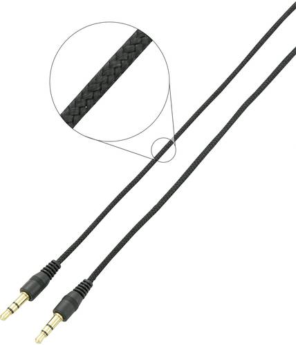 SpeaKa Professional SP-7870056 Klinke Audio Anschlusskabel [1x Klinkenstecker 3.5mm - 1x Klinkenstec von SpeaKa Professional