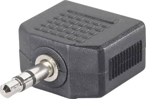 SpeaKa Professional SP-7870244 Klinke Audio Y-Adapter [1x Klinkenstecker 3.5mm - 2x Klinkenbuchse 3. von SpeaKa Professional