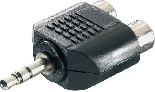 SpeaKa Professional SP-7870248 Klinke / Cinch Audio Y-Adapter [1x Klinkenstecker 3.5mm - 2x Cinch-Bu von SpeaKa Professional