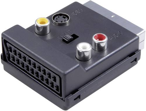 SpeaKa Professional SP-7870356 SCART / Cinch / S-Video Y-Adapter [1x SCART-Stecker - 3x Cinch-Buchse von SpeaKa Professional