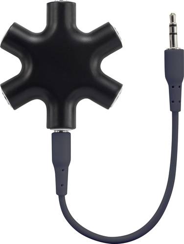 SpeaKa Professional SP-7870556 Klinke Audio Y-Adapter [1x Klinkenbuchse 3.5mm - 5x Klinkenbuchse 3.5 von SpeaKa Professional