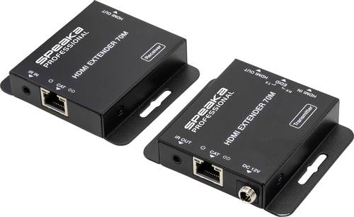 SpeaKa Professional SP-HDE-200 HDMI® HDMI Extender über Netzwerkkabel RJ45 70m von SpeaKa Professional