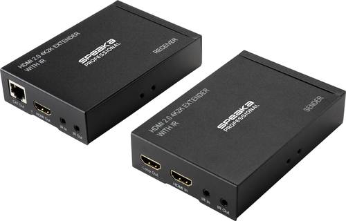 SpeaKa Professional SP-HDE-300 HDMI® Extender (Verlängerung) über Netzwerkkabel RJ45 60m von SpeaKa Professional
