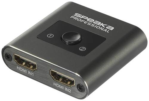 SpeaKa Professional SP-HSW-231 2 Port HDMI-Switch UHD 8K @ 60 Hz, UHD 4K @ 120Hz von SpeaKa Professional