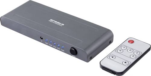 SpeaKa Professional SP-HSW-250 5 Port HDMI-Switch UHD 4K @ 60Hz von SpeaKa Professional
