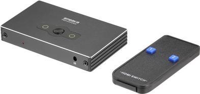 SpeaKa Professional SP-HSW-300 2 Port HDMI-Switch Ultra HD-fähig 7680 x 4320 Pixel (SP-10474508) von SpeaKa Professional