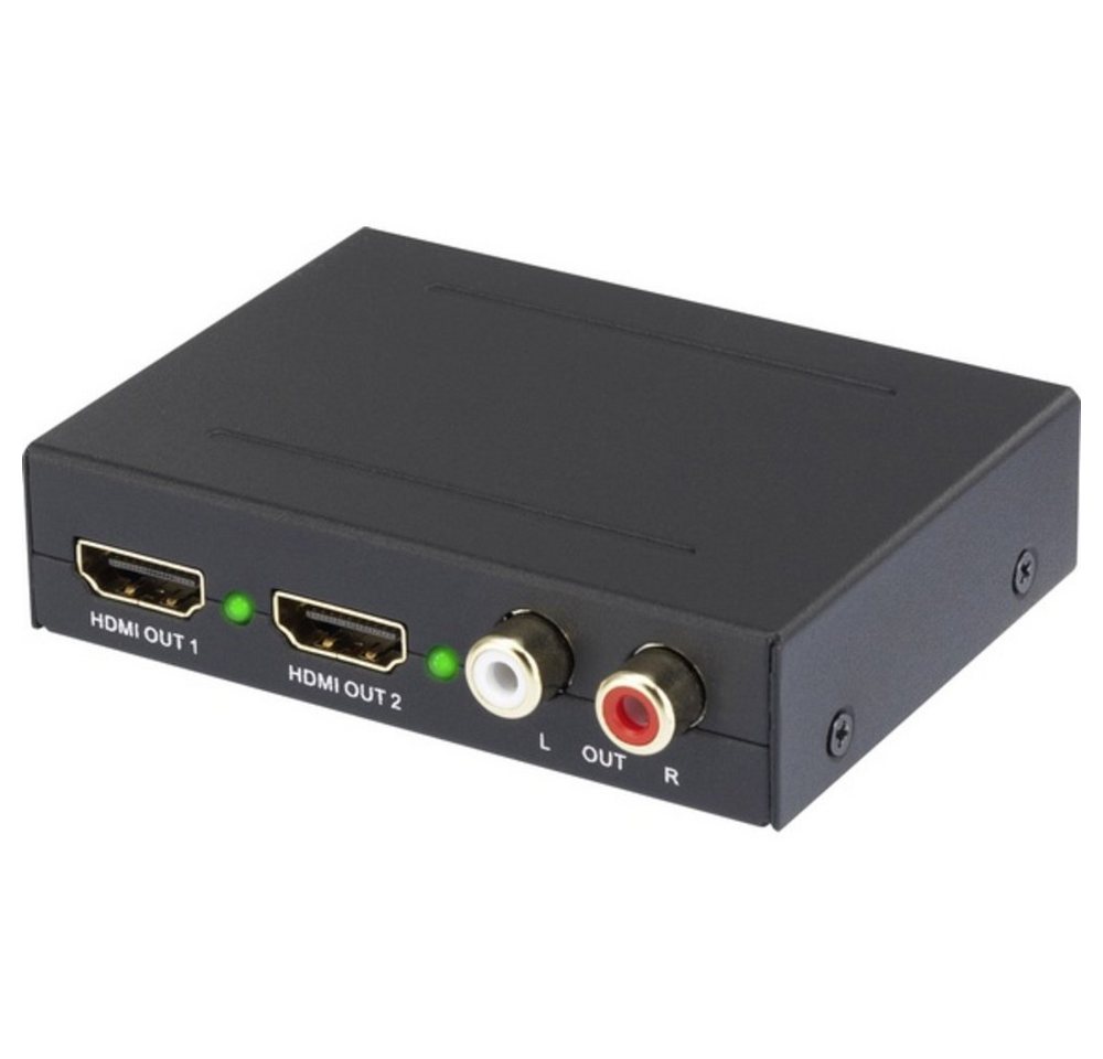 SpeaKa Professional SpeaKa Professional Audio Extraktor SP-AE-HDCT-2P [HDMI - HDMI, Cinch, Audio-Adapter von SpeaKa Professional