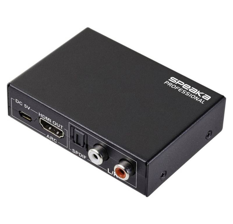 SpeaKa Professional SpeaKa Professional Audio Konverter [HDMI - HDMI] 3840 x 2160 Pixel Audio-Adapter, 120.00 cm von SpeaKa Professional