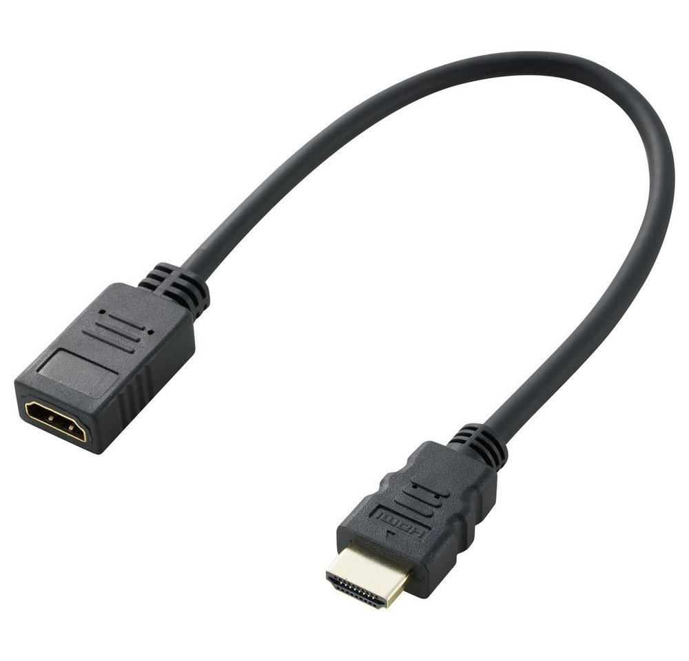 SpeaKa Professional SpeaKa Professional HDMI Verlängerungskabel HDMI-A Stecker, HDMI-A Buc HDMI-Kabel, (0.30 cm) von SpeaKa Professional