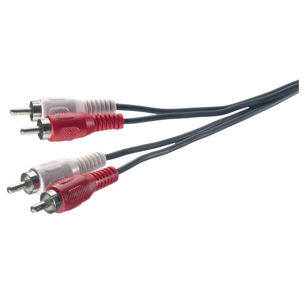 SpeaKa Professional SpeaKa Professional SP-1300368 Cinch Audio Anschlusskabel [2x Cinch-St Audio- & Video-Kabel, (2.50 cm) von SpeaKa Professional