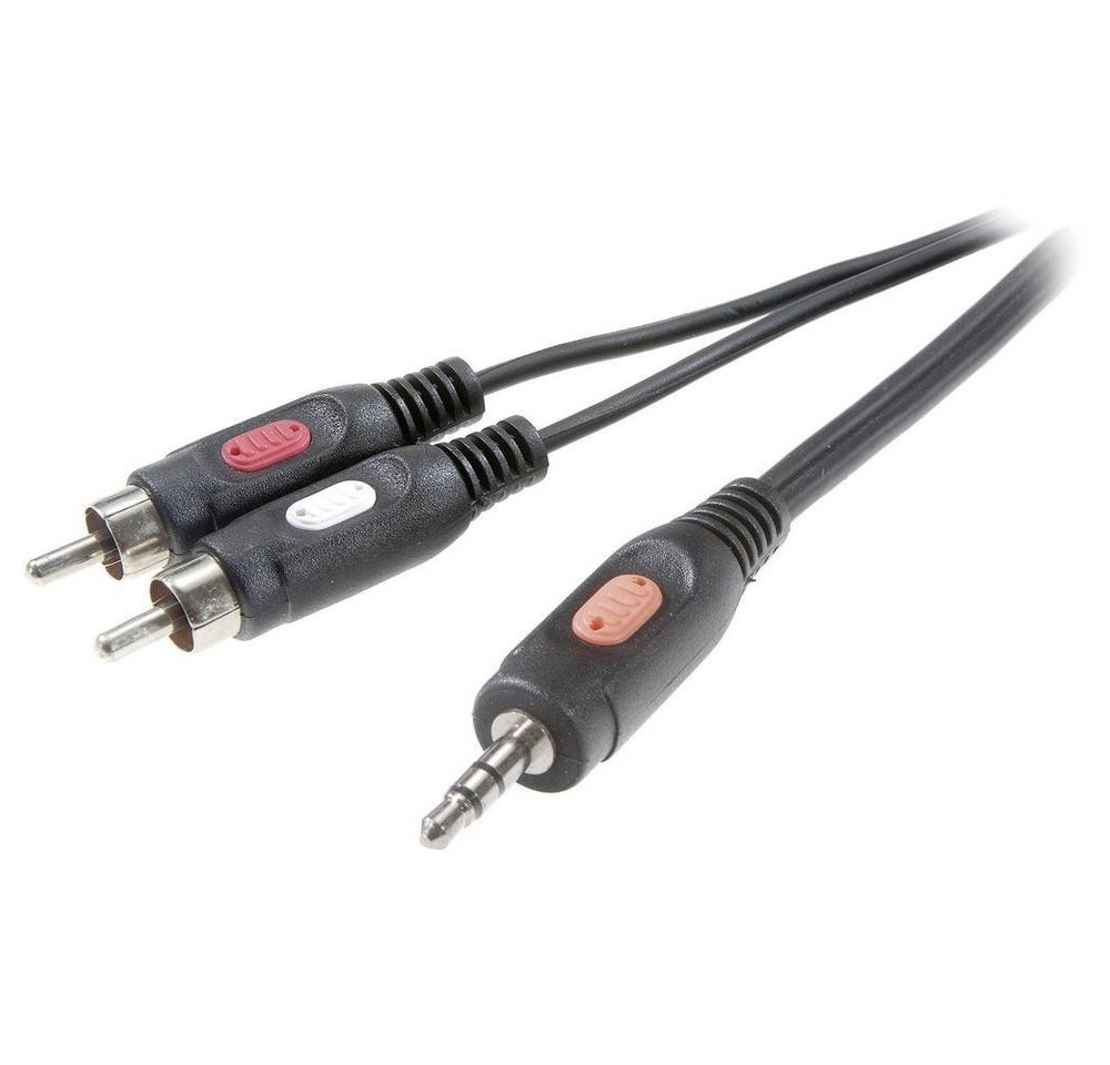 SpeaKa Professional Speaka Audio-Adapterkabel Klinkenstecker 3.5 mm Audio- & Video-Kabel, (10.00 cm) von SpeaKa Professional