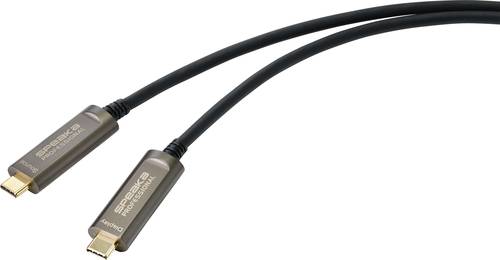 SpeaKa Professional USB-C® Anschlusskabel USB-C® Stecker, USB-C® Stecker 10.00m Schwarz SP-950562 von SpeaKa Professional