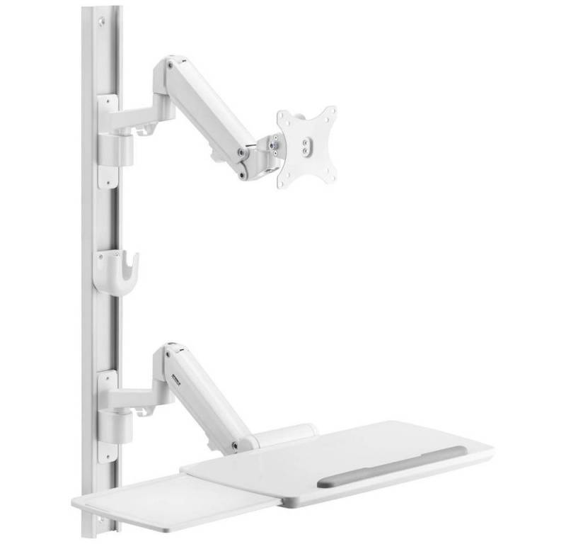 SpeaKa Professional Wandmontage-Halterung Monitor-Halterung, (Mit Tastaturablage, übereinander) von SpeaKa Professional