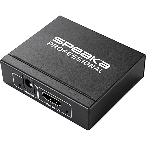SpeaKa Professional 2 Port HDMI-Splitter 3D-Wiedergabe möglich 1920 x 1080 Pixel Schwarz SpeaKa Professional 2 Port HDMI-Splitter 3D-Wiedergabe möglich 1920 x 1080 Pixel Schwarz von Speaka