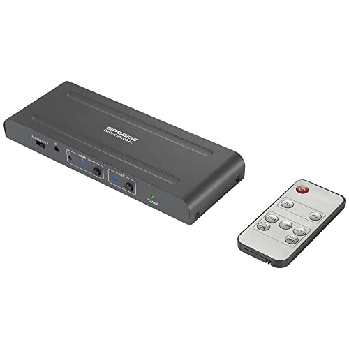 SpeaKa Professional SP-HDA-300 2+1 Port HDMI-Switch UHD 4K @ 60 Hz von Speaka