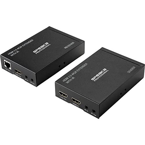 SpeaKa Professional SP-HDE-300 HDMI® Extender (Verlängerung) über Netzwerkkabel RJ45 60 m von Speaka