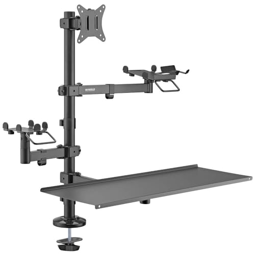 SpeaKa Professional SP-POS-100 1fach Monitor-Tischhalterung 43,2 cm (17) - 81,3 cm (32) Schwarz Halterung für POS-TER von Speaka
