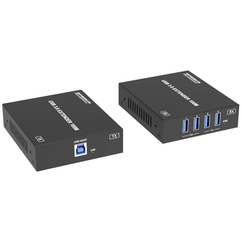 SpeaKa Professional SP-USBE-800 1+4 Port USB 3.0 Verlängerungssystem RJ45 + Hub Extender über Netzwerkkabel, über PC st SpeaKa Professional SP-USBE-800 1+4 Port USB 3.0 Verlängerungssystem RJ45 + Hub Extender über Netzwerkkabel, über PC st von Speaka