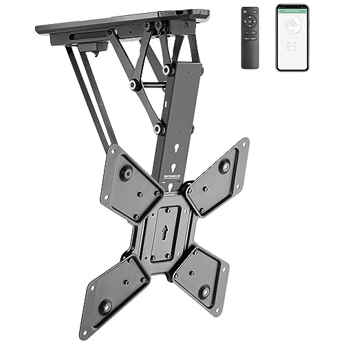 SpeaKa Professional TV-Deckenhalterung elektrisch motorisiert, Neigbar, App-Steuerung 58,4 cm (23) - 139,7 cm (55) SP-T von Speaka