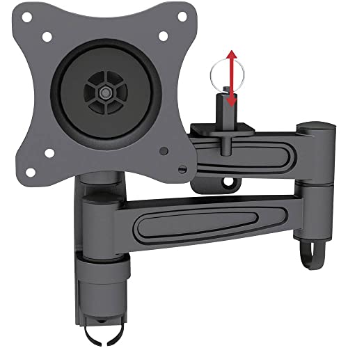 Speaka Professional TV-Wandhalterung Ausziehbar, Mit Verriegelungsmechanismus 33,0 cm (13) - 68,6 cm (27) Neigbar+Sch von Speaka