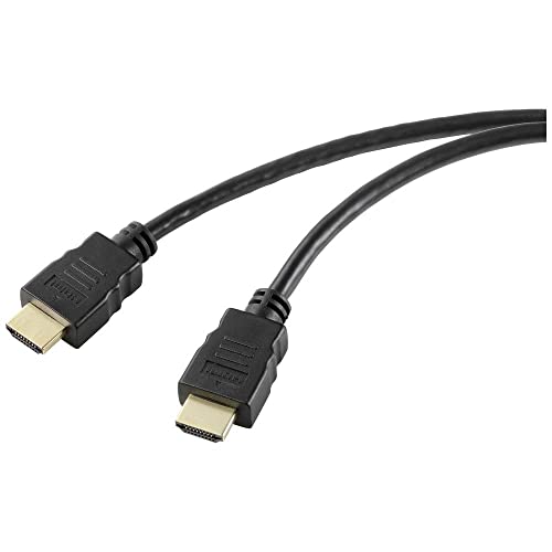 Speaka Professional HDMI Anschlusskabel HDMI-A Stecker, HDMI-A Stecker 0.50 m Schwarz SP-10481280 Ultra HD (8K), PVC-Ma von Speaka