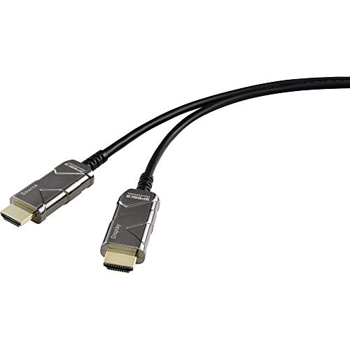 Speaka Professional HDMI Anschlusskabel HDMI-A Stecker, HDMI-A Stecker 10.00 m Schwarz SP-8821984 Ultra HD (8K) HDMI-Ka von Speaka