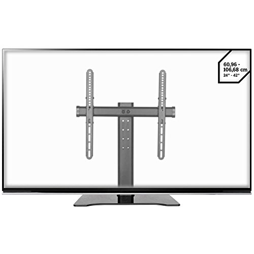 SpeaKa Professional SP-TT-01 TV-Standfuß Höhenverstellbar 61 cm (24) - 106,7 cm (42) Starr von Speaka