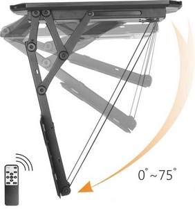 SpeaKa Professional TV-Deckenhalterung elektrisch motorisiert, Neigbar 58,4 cm (23") - 139,7 cm (55") 23-55Z von Speaka