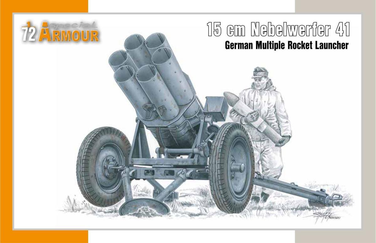 15 cm Nebelwerfer 41 German Multiple Rocket Launcher von Special Hobby