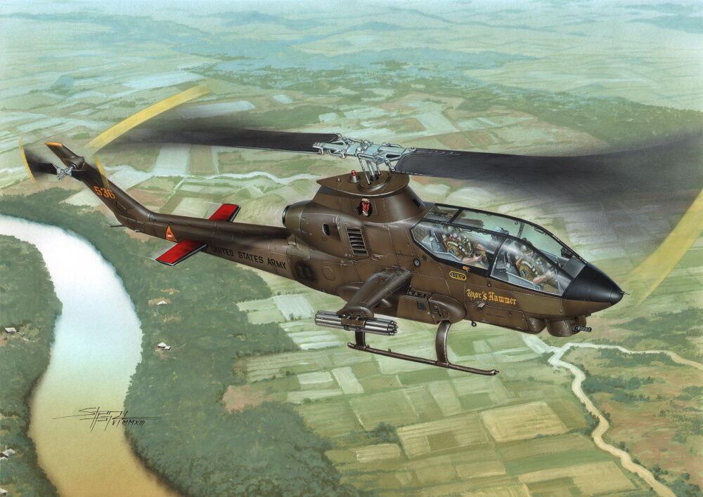 AH-1G Cobra Over Vietnam with M-35 Gun System Hi-Tech Kit von Special Hobby