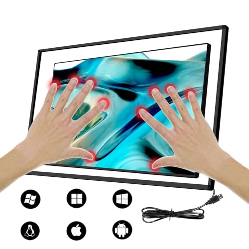 SpecialTouch 81,3 cm (32 Zoll) Infrarot-Touchrahmen-Overlay-Rahmen, kostenloser Treiber, IR-Touchscreen-Panel, 10-Punkte, Touch-HID-kompatibel, USB-Schnittstelle von SpecialTouch