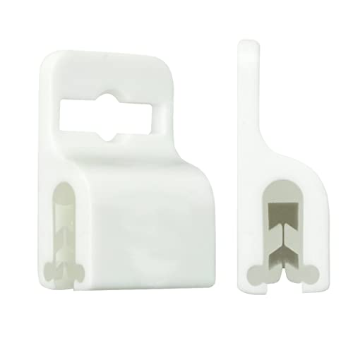 Specialist ID Gripper Badge für Kreditkarten, Ausweis, CAC oder Swipe-Zugang (max. 30 mm dick) – sichere weiße Klemme, 5 Stück von Specialist ID
