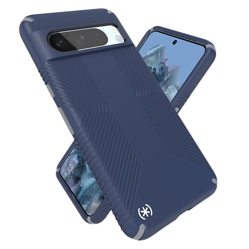 Speck Google Pixel 8 Pro Hülle - Fallschutz Griff - Kratzfest, Soft Touch Handyhülle für Google Pixel 8 Pro - Presidio2 Grip Coastal Blue/Dust Grey/White Speck Google Pixel 8 Pro Hülle - Fallschutz Griff - Kratzfest, Soft Touch Handyhülle für Google Pixel 8 Pro - Presidio2 Grip Coastal Blue/Dust Grey/White von Speck