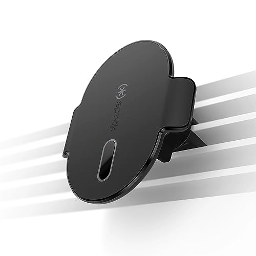Speck MagSafe-Zubehör für iPhone-Auto-Lüftungsschlitze – ClickLock rutschfeste Verriegelung, Ultra-sichere Lüftungsklemme, um 360 Grad verstellbar und abschließbar – Schwarz von Speck