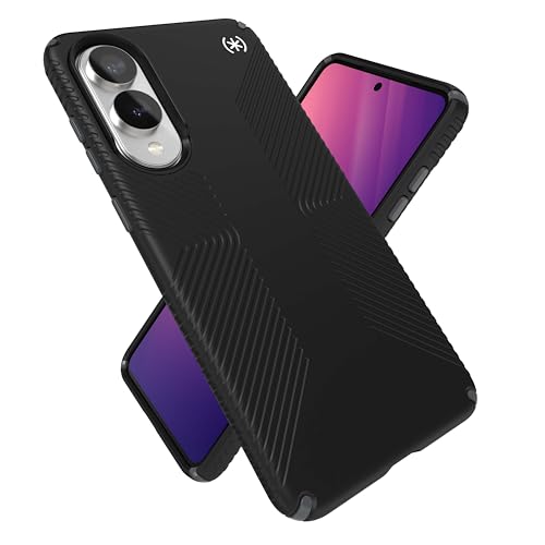 Speck Presidio 2 Grip Schutzhülle für Samsung Galaxy S25 Edge, magnetische Hülle, 3,5 m Fallschutz, rutschfeste Griffe, Magsafe, erhöhte Einfassung und verbesserte Tasten, Schwarz Speck Presidio 2 Grip Schutzhülle für Samsung Galaxy S25 Edge, magnetische Hülle, 3,5 m Fallschutz, rutschfeste Griffe, Magsafe, erhöhte Einfassung und verbesserte Tasten, Schwarz von Speck