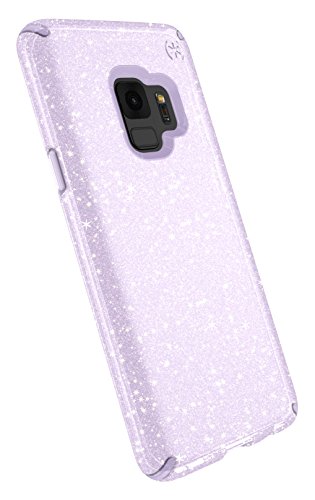 Speck Presidio Clear + Glitter Schutzhülle für Samsung Galaxy S9 - Lila/Goldglitzer von Speck