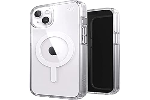 Speck Presidio Perfect-Clear + MagSafe Hülle für iPhone 13 mit MICROBAN, Clear, 141760-5085 von Speck
