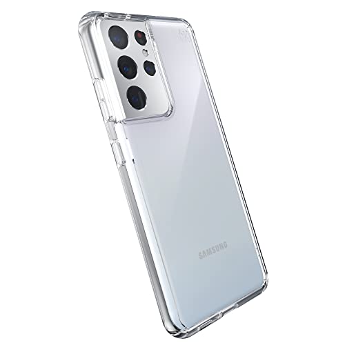 Speck-Produkte Presidio Perfect Clear Samsung Galaxy S21 Ultra 5G-Schutzhülle, Transparent/Transparent von Speck