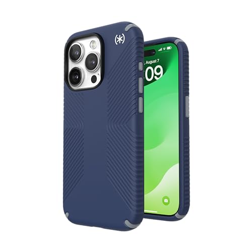 Speck Presidio2 Grip für iPhone 15 Pro Hülle MagSafe Back Cover Blau Speck Presidio2 Grip für iPhone 15 Pro Hülle MagSafe Back Cover Blau von Speck