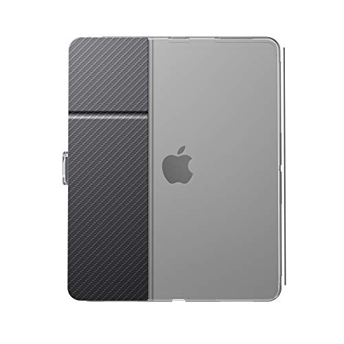 Speck Products Balance Folio Clear Case Kompatibel mit iPad Pro 11 Zoll (2020) Gunmetal Grey Metallic/Clear von Speck